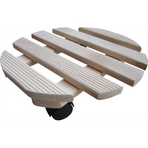 Pflanzenroller Buche geriffelt rund Ø 30 cm