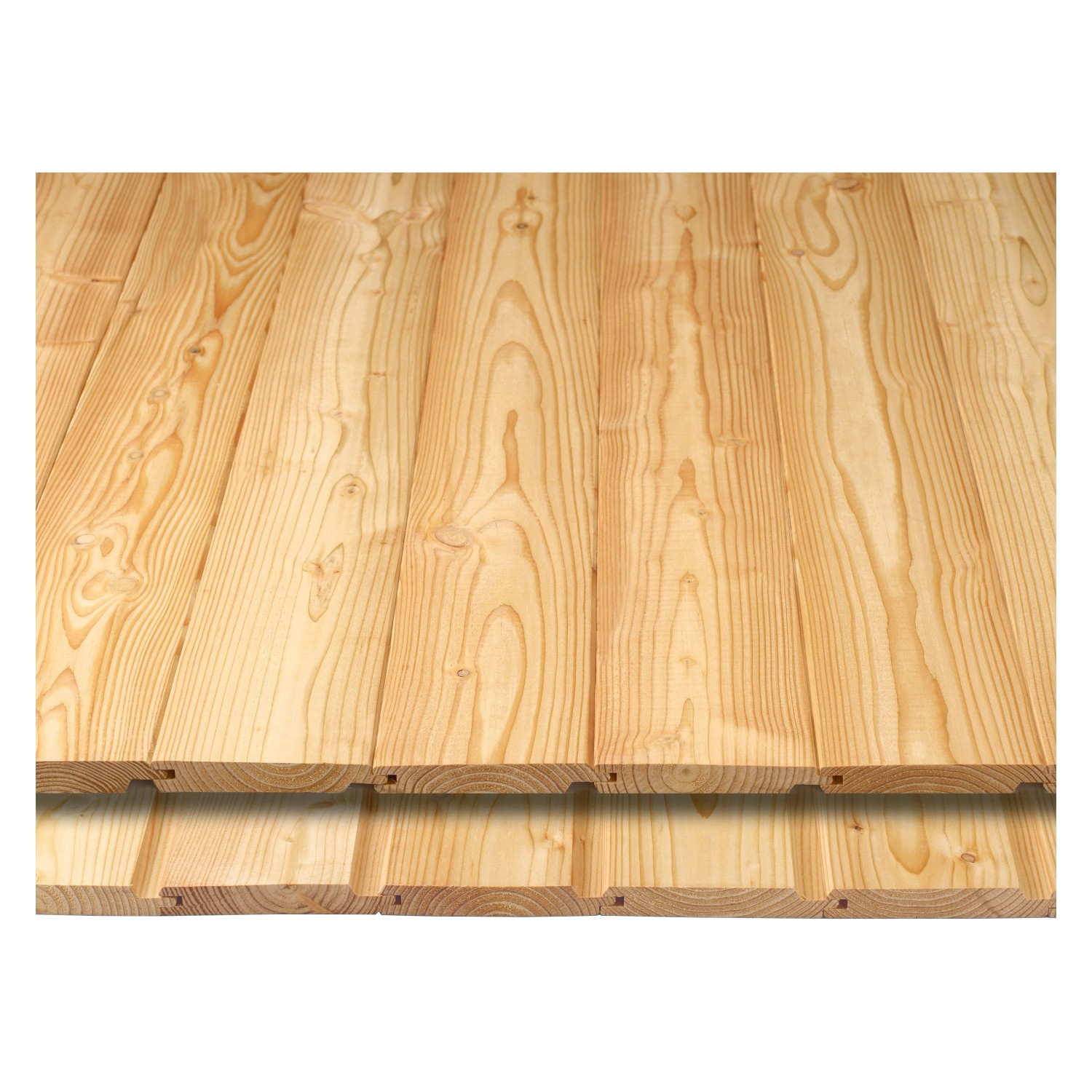 Profilholz Kombiprofil Douglasie Nut und Feder 19 mm x 116 mm x 2.000