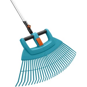 Gardena Kunststoff-Fächerbesen XXL Combisystem Vario, teilbar, für Laub und Gartenabfälle.