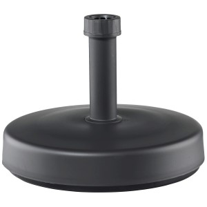 Anthrazitfarbener Schirmständer Fremont, 25 kg, für Sonnenschirme bis Ø 200 cm.