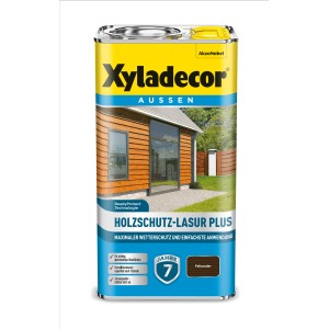 Dose Xyladecor Holzschutz-Lasur Plus Palisander, 4 l. Holzlasur für Aussenbereiche.
