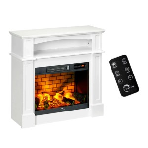 Sannover Elektroofen/-kamin Sifora 2000 W 80,5 x 30 x 81 cm Weiß