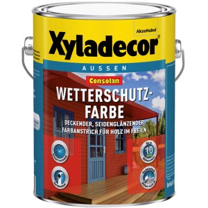 Xyladecor Consolan Wetterschutzfarbe Anthrazitgrau 2,5 l
