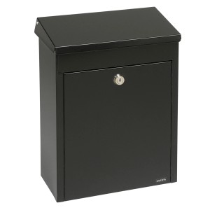 MEFA Briefkasten Bosca 35 Schwarz 35,9 cm x 26,9 cm x 13,5 cm