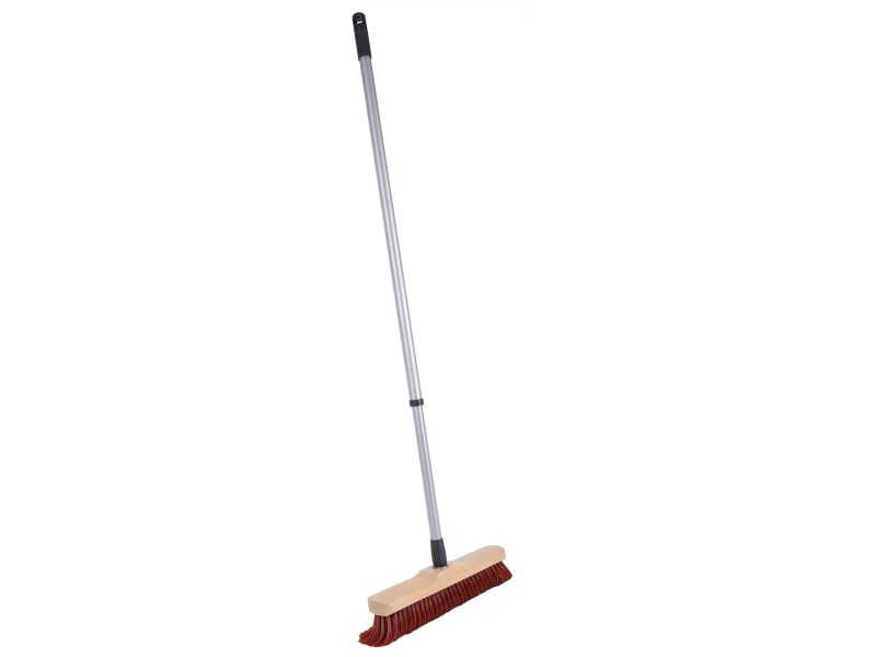 DEMA Krallenbesen 40 Cm – Teleskop-Besen Mit Spezialborsten Für Alle Böden