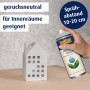 Belton Free AQUAcolours Klarlack Spray, transparent seidenglänzend, mit Deko-Haus.