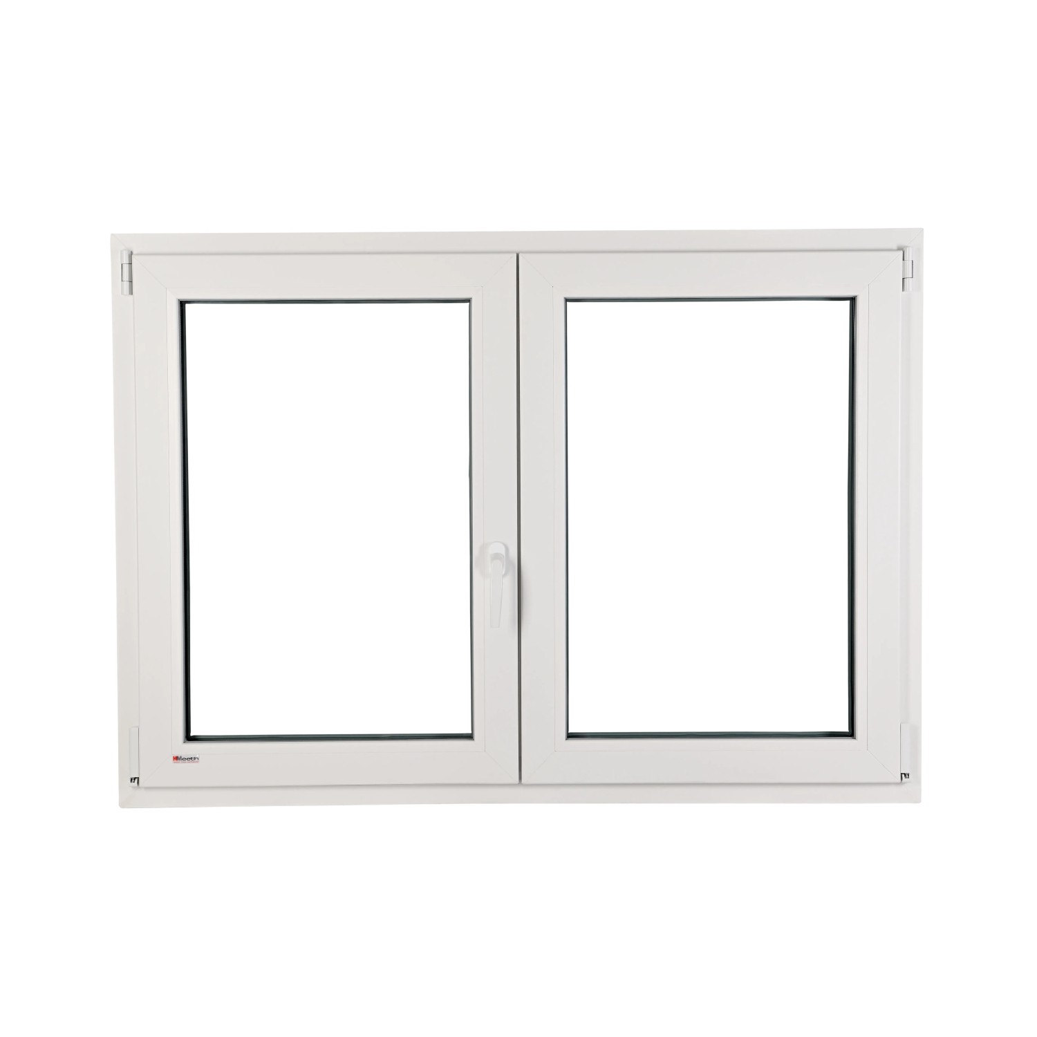 KM Meeth Balkontür mit Sicherheitsglas CL70P Weiß 105 cm x 185 cm DIN