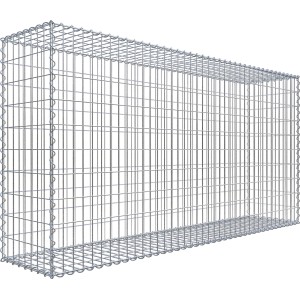 Gabiona Gabionenkorb 100 cm x 200 cm x 40 cm Maschenw 5 cm x 10 cm