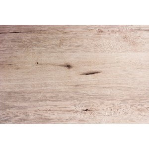 Detailaufnahme der San Remo Eiche Dekorfront des Flex-Well Geräteumbauschranks.