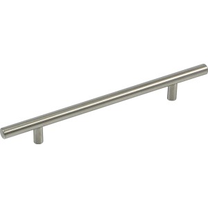 Siro Möbelgriff, Edelstahl feingeschliffen, Lochabstand 160mm, Stangengriff für Möbel.