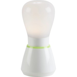 Weißes LED Touch-Nachtlicht, auch als Taschenlampe nutzbar. Warmweißes Licht.