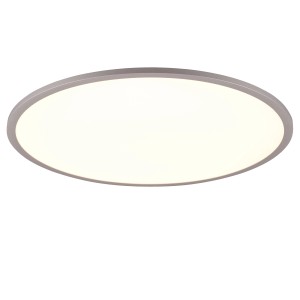 Titanfarbene Trio Deckenleuchte Yuma, Ø 60cm, LED, dimmbar, mit Fernbedienung.