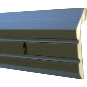 Abschlussprofil, 30 mm, Bronze, 2500 mm lang, für Laminat und Parkett.