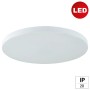 Weiße, runde E2 Elektro LED Deckenleuchte Rome R 350 mit 35 cm Durchmesser.