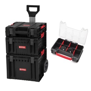 Qbrick System Werkzeug Trolley PRO Set 1 mit Magnet-Set und Werkzeugkoffer.