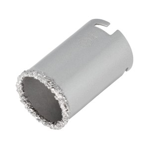 LUX HM-Bohrkrone, 43 mm, für präzise Löcher in Stein und Fliesen.