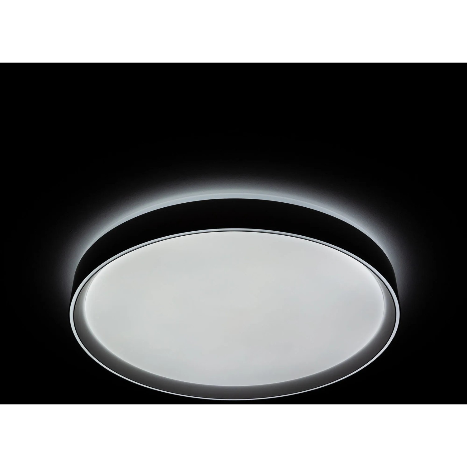 Runde MegaLight LED Deckenleuchte Shining Saturn, 45W, dimmbar.