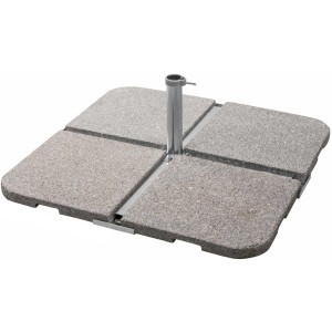 Schneider Plattenständer, extra schwer, aus feuerverzinktem Stahl für Wegeplatten als Schirmständer.