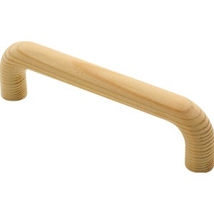 Griff S113 aus roher Kiefer (FSC®), Möbelgriff für einfache Montage.
