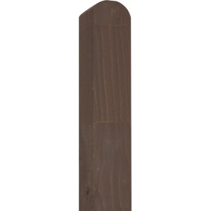 Zaunpfosten für Bohlenzaun KDI 9 cm x 9 cm x185 cm Grau
