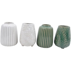 Boltze Vase Ortega 4-fach Sortiert Mehrfarbig