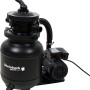 Steinbach Speed Clean Active Balls+ Filteranlage für Pools bis 19.000 l. Sandfilteranlage in Schwarz.