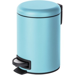 Blauer Wenko Treteimer Leman, 3L Kosmetikeimer für Bad, WC oder Büro.