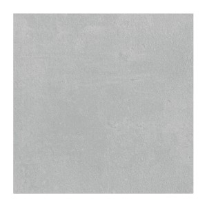 Graue, matte 80x80 cm Feinsteinzeug Bodenfliese mit glasierter Oberfläche.