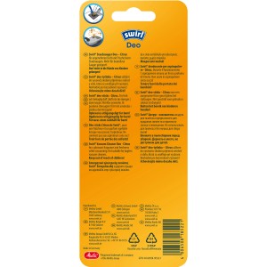 Swirl Staubsauger Deo-Sticks Citrus, 5 Stück für einen frischen Duft beim Staubsaugen.