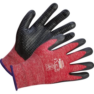 LUX Allroundhandschuhe Damen Gr. 7, Arbeitshandschuhe mit Noppen für sicheren Halt.
