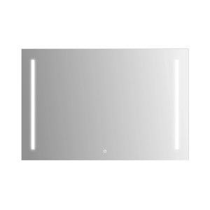 Rechteckiger LED-Lichtspiegel Sirius III, 90x60 cm, mit Sensorschalter für Bad oder Gäste-WC.