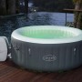 Bestway Lay-Z-Spa Bali AirJet, aufblasbarer Whirlpool mit LED-Beleuchtung und Pumpe, Ø 180 cm.