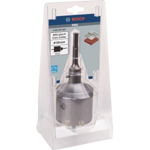 Bosch Bohrkronen-Set SDS-plus-9 Hohlbohrkrone, geeignet für Beton, Mauerwerk und Kalksandstein.