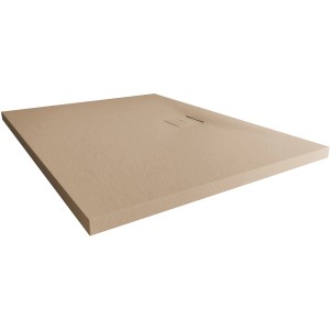 Breuer Duschwanne Modern Line Steinoptik Rechteck 100 cm x 90 cm Sandstein