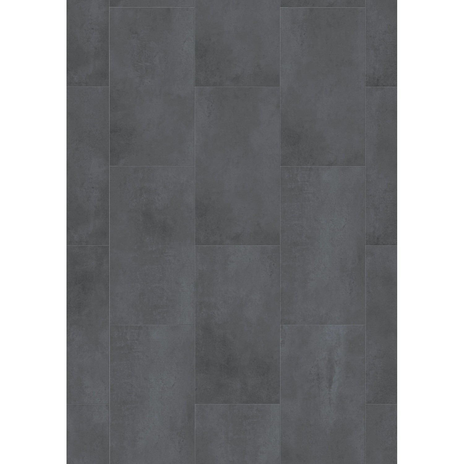 Classen Neo 2.0 Vario Nero Dekor-Paneele in dunklem Grau, verlegt als Bodenbelag.