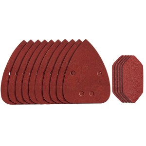 Worx Schleifpapier-Set K80 für Multischleifer, 15-teilig, zum Schleifen von Holz, Kunststoff und Spachtelmasse.