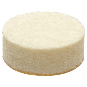 Wagner Softfilz-Pads-Set EH1216 Ø 15 mm x 6 mm Creme 16-tlg.