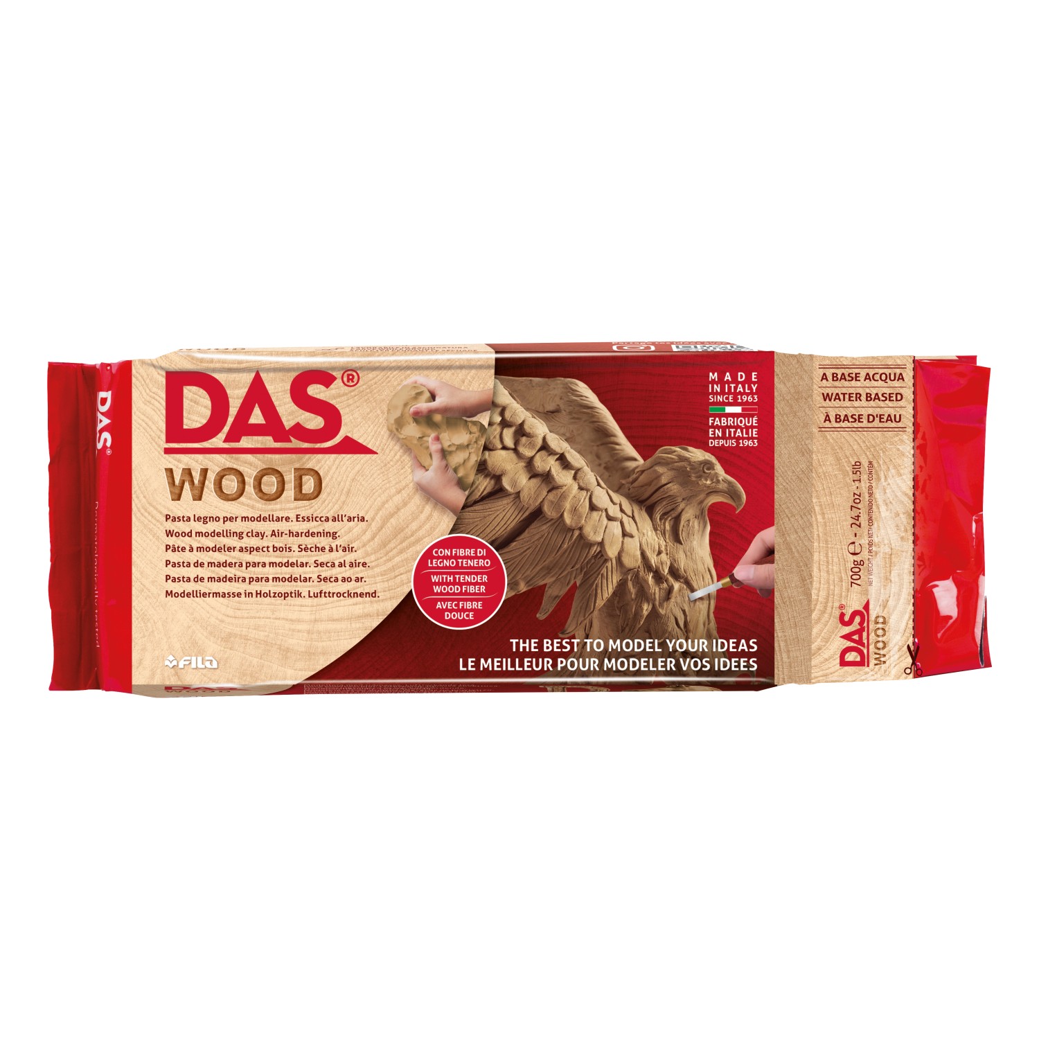 Giotto Holzfasern DAS Modelliermasse 700 g kaufen bei OBI