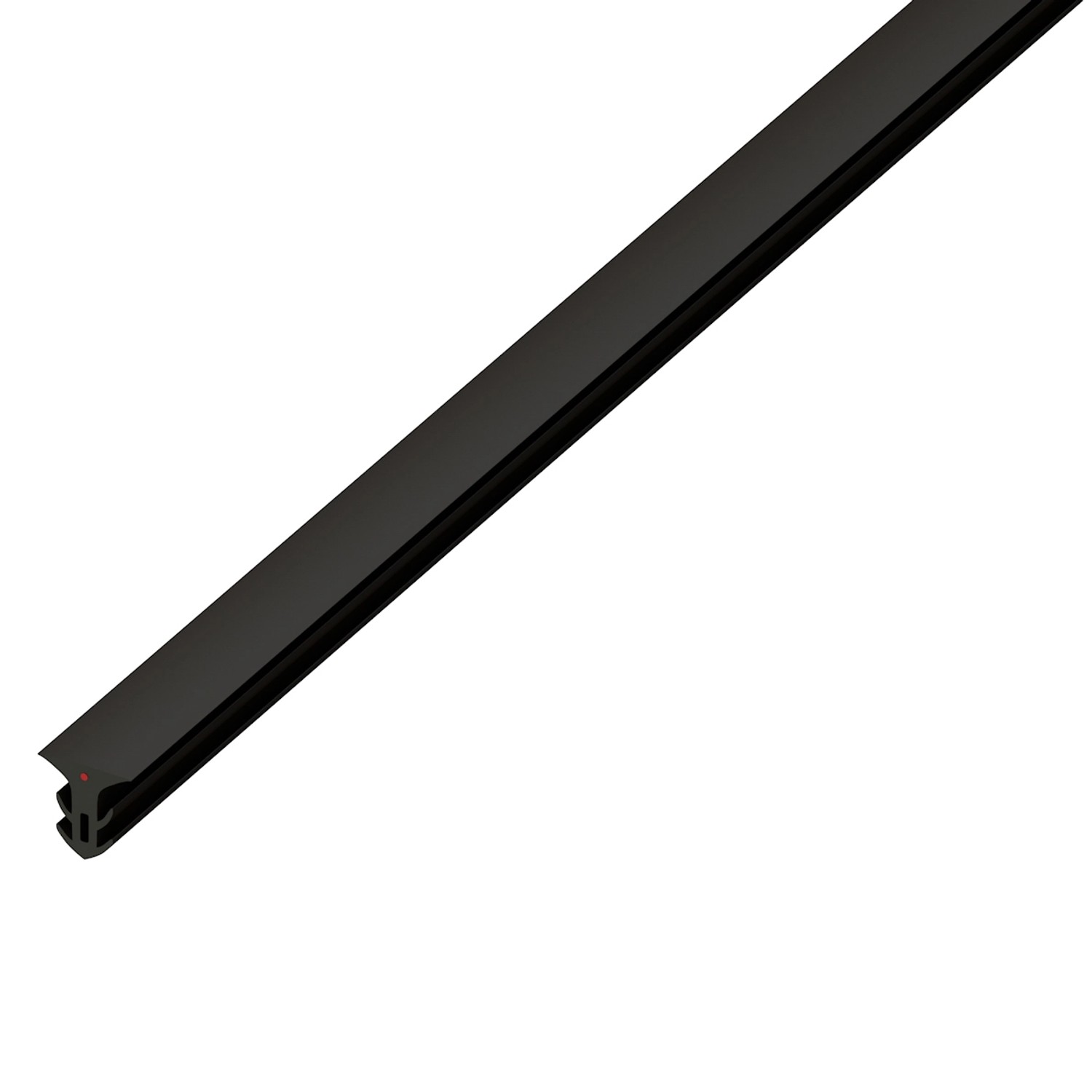 Dunkelbraune Fugendichtung (5-7mm) für Terrassendielen, Detailansicht.