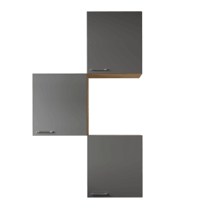 Respekta Küchenmöbel-Set 8 Merle 100 cm Grau