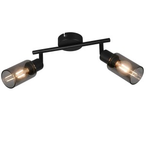 Reality Strahler Mars Schwarz matt 2er Spot