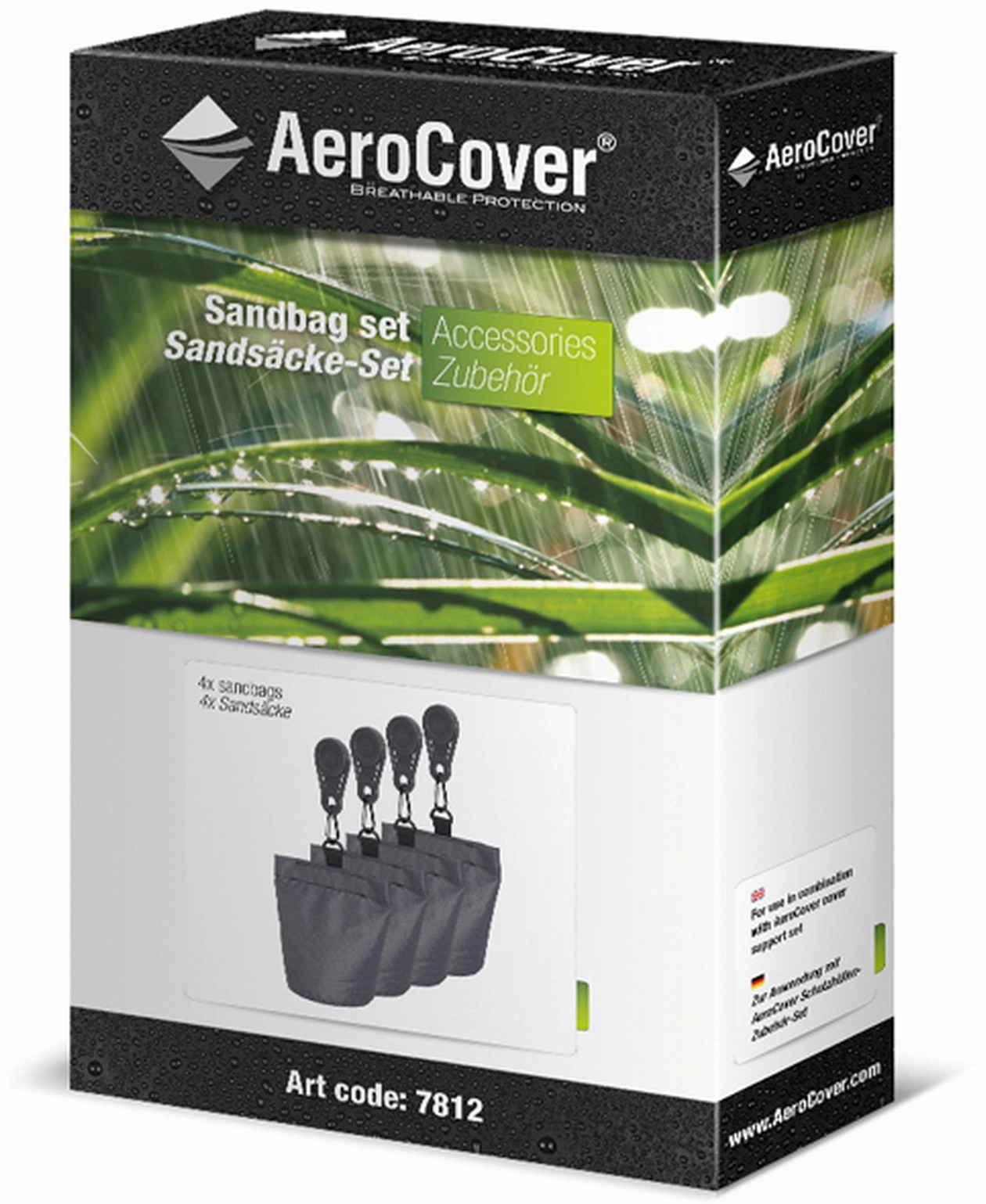 Aerocover Sandsäcke Anthrazit 4 Stück für Schutzhülle kaufen bei OBI