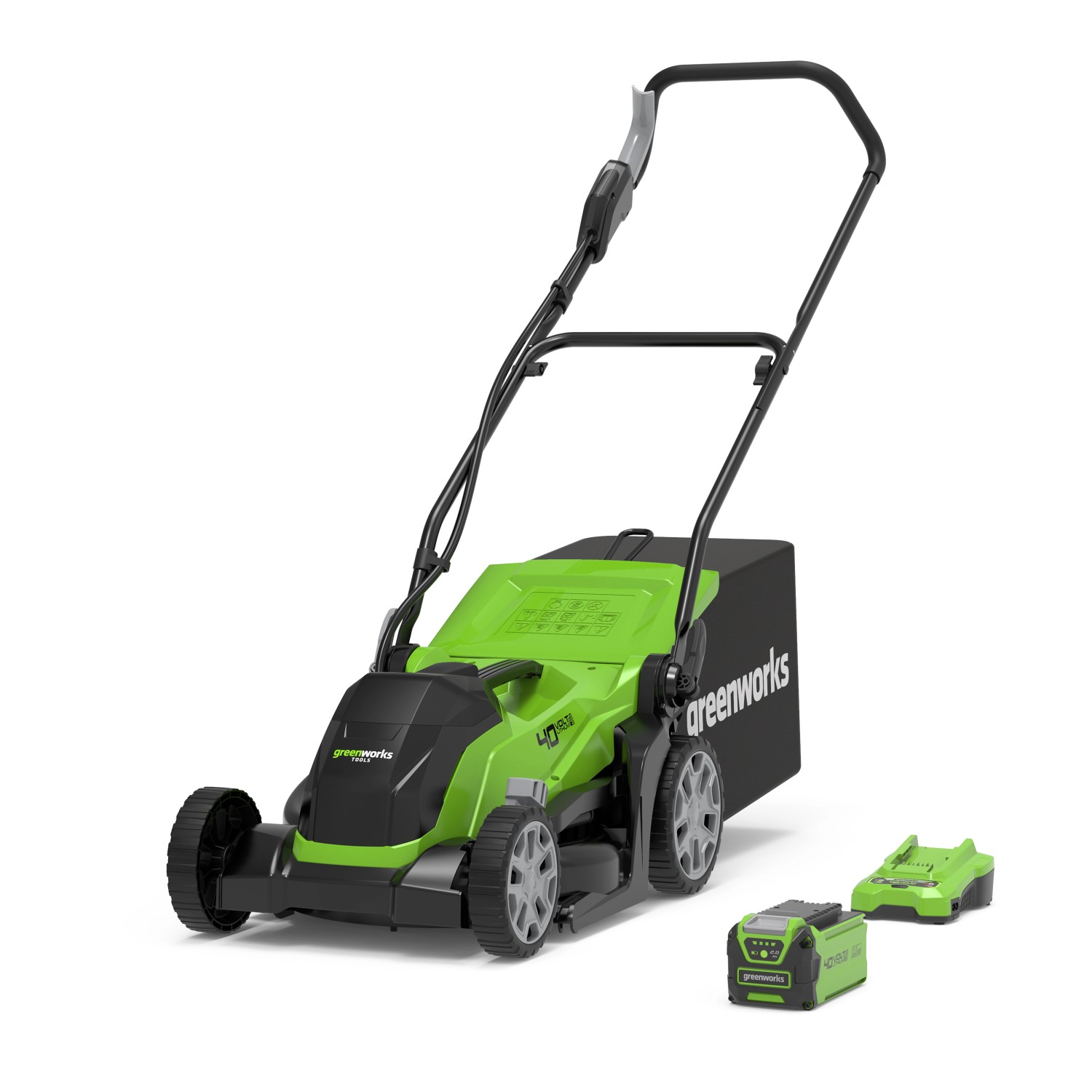 Greenworks AkkuRasenmäherSet G40LM35K2 KIT 40V kaufen bei OBI
