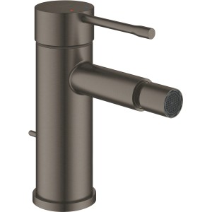 Grohe Essence Bidetarmatur in gebürstetem Hard Graphite, Einhandmischer für das Bidet.