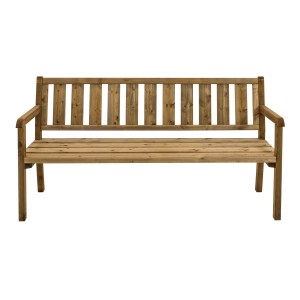 Axi Gartenbank Charlotte 3-Sitzer Holz Braun 170 cm