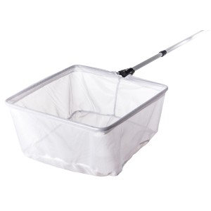 Heissner Teichkescher Profi mit Teleskopstiel, 45 cm, für die Teichreinigung.