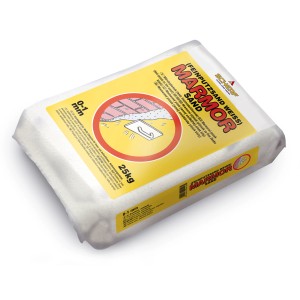 Sack Marmorsand (Feinputzsand) Weiß, 25 kg, für Putz- und Mörtelarbeiten.