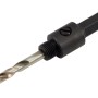 LUX Lochsägenadapter 19-29 mm mit Zentrierbohrer für sicheren Halt der Lochsäge.
