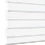 Gardinia Doppelrollo EasyFix, 90x150 cm, Weiß. Rollo mit transparenten und blickdichten Streifen.