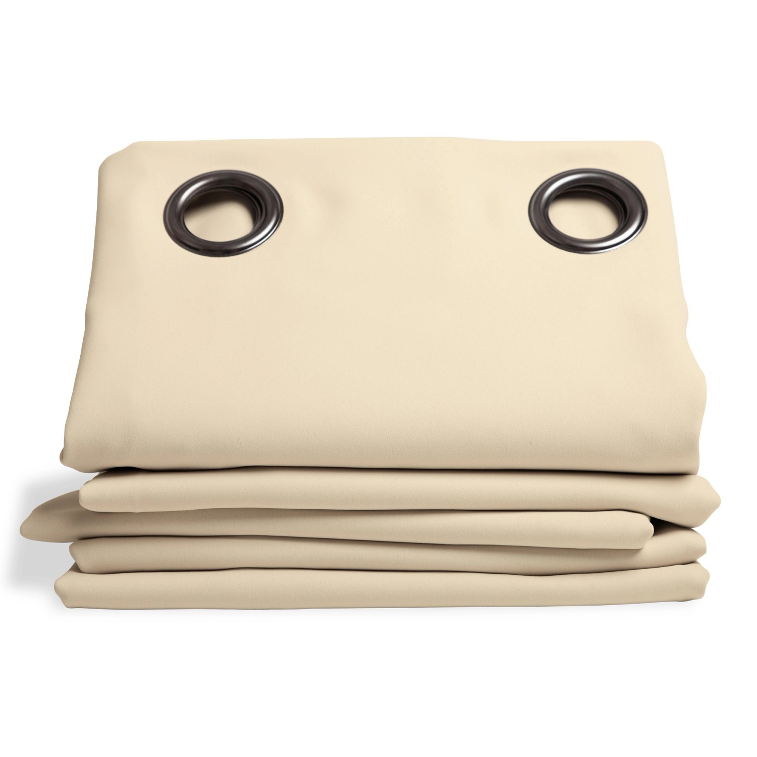 Moondream Wärmeschutzvorhang in Creme, 260x145 cm, Fenstervorhang mit Ösen.